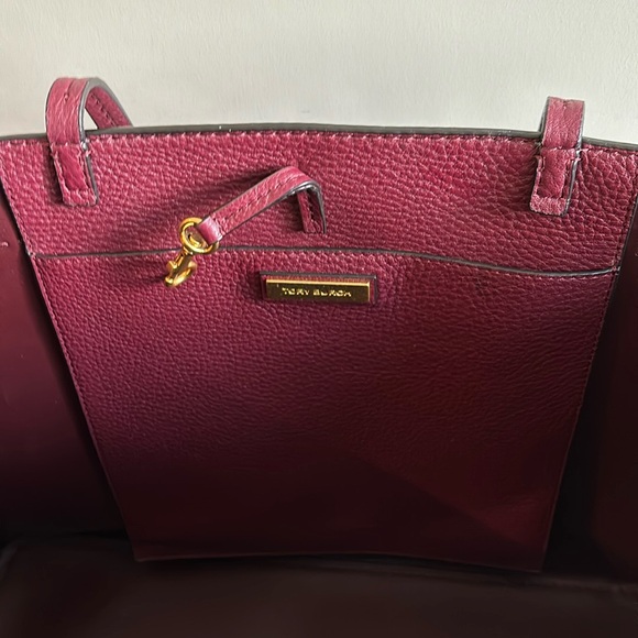 Tory Burch McGraw Tassel Tote - Burgundy - Picture 10 of 10